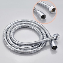 Fause Çelik Kromlu Duş Hortumu 150 CM Pirinç Somon KDH101