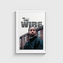 The Wire Dizi Posteri Tablo Çerçeveli Poster Duvar Dekorasyonu Beyaz Çerçeveli Tablo Beyaz Çerçeveli Tablo Dn11d434beyaz