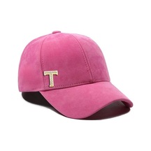 Twingold Isminize Özel Süet Kep Şapka Pembe