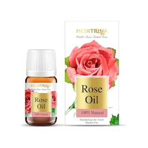 Gül Yağı Damla Kapaklı Ve Cam Şişeli / Rose Oıl Wıth Dropper Cap And Glass Bottle 20ml Açık Ceviz