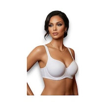 Fanilam Ultra Soft Toparlayıcı Sütyen C Cup Büyük Göğüsler İçin Özel Balenli Konfor Le Jardin Beyaz