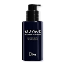 Dior Sauvage The Cleanser - Face Cleanser For Men Black Charcoal And Cactus 125 Ml