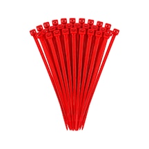 Tügen Kırmızı Kablo Bağı 8,0 X 370 Mm 100 Adet