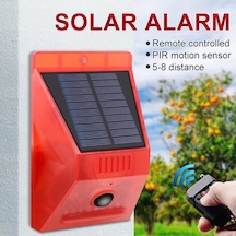 1290 Güneş Enerjili Sensörlü Alarm Yabani Hayvan Kovucu 120db