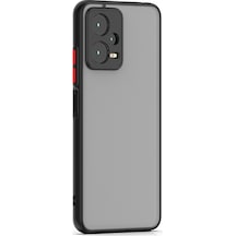Redmi Note 12 5g Kılıf Klfs Hux Kapak - Siyah Siyah