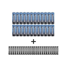Panasonic R6BE/4PS Manganez AA Kalem Pil 24'lü + R03UE/2S AAA İnce Kalem Pil 24'lü