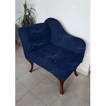 Yeni Model Tekli Köşe Koltuğu Josefin Bench Ceviz Ayak Laci