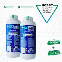 Ezomax Deniz Dalgası Efekti İçin Şeffaf Epoksi Reçine 1kg