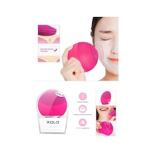 Fuşya Şarj Edilebilir Silikon Yüz Temizleme Peeling Ve Masaj Cihazı Karışık