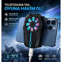 Sprange Sr-mc5 Rgb Aydınlatma Manyetik 3 Kademeli 8 5 4cm Telefon Soğutucu