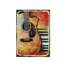 Bedeko Akustik Gitar Model Mdf Tablo 25 Cm X 35 Cm