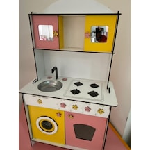 106X60 Yeni Model Ahşap Oyun Mutfak