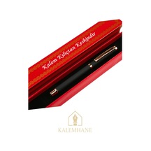Kişiye Özel Roller Kalem , Kalem Mavi Renk Yazmaktadır Rose Gold Siyah