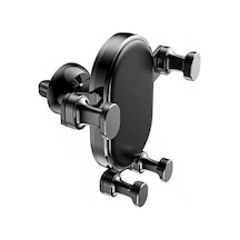 Pazly Universal Kavisli Yerçekimi Araç Tutucusu, 360 Dönel, Siyah, Cep Telefonu Montajı