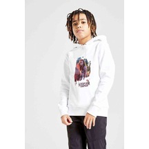 Tshirthane Stranger Things Max Wallpaper Baskılı Unisex Çocuk Sweatshirt Beyaz