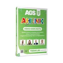Yediiklim 2027 Meb-ags Eğitim Bilimleri Öyt, Sınıf Yönetimi, Tymm, Program Okuryazarlığı, Ölçme Değerlendirme Video Ders Notu Ahenk Serisi - Can Köni Yediiklim Yayınları