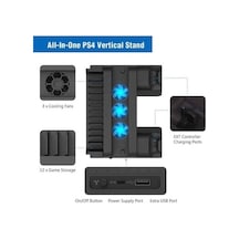 Dobe PS4 Fan Multifunctional Stand Çok Fonksiyonlu Sogutucu