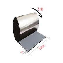 Araç Oto Ses Isı Yalıtım Bandı 3mm X 30cmx5metre Eece2
