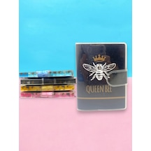 Queen Bee A7 Not Defteri , Çıt Çıtlı Cep Defteri - Siyah