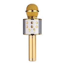 Magicvoice Bluetooth-sd-aux Kablosuz Sarı Karaoke Mikrofonu