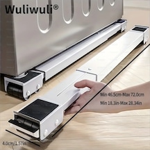 Fochsia Beyaz 24 Tekerlekli 300kg Çamaşır Makinesi Kurutma Ve Mobilya Ayarlanabilir Ağır Hizmet Tekerlekleri