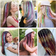 Klipsli Hair Tinsel Simi / Htk22 Çok Renkli