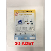 Bosch Uyumlu Sphera 20 Süpürge Toz Torbası (20 Adet)