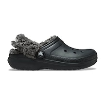 Crocs Classic Fleece Lined Clog Çocuk Terlik 212856-001 Black Beyaz