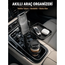 Araç Konsolu İçin Telefon Tutuculu Bardaklık Düzenleyici Tkndy-bsva4969 Belirtilmemiş