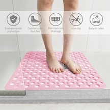 Mainshop Kare Vantuzlu Banyo ve Duş Kaydırmazı Küvet İçi Duşakabin Kaydırmaz Vantuzlu Banyo Paspası 54x54 CM