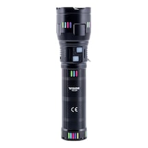Wison Uzun Menzilli El Feneri 60watt 5500 Lümen Ws-1150 Siyah
