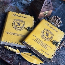 Jandarmaya İsme Özel Deri Defter