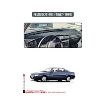 Peugeot 405 1987-1992 Torpido Koruma Halısı Gri Kenar