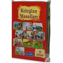 Keloğlan Masalları +7 Yaş ve Üzeri Renkli Resimli 10 Kitap Se...