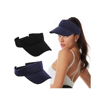 Unisex Uv Koruyucu Sporcu Plaj Vizör Şapka 2 Li Set (547423614)
