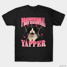 Flood Of Style Profesyonel Yapper Komik Kedi Meme T-shirt Erkekler Kadınlar Için % 100% Pamuk T Shirt Kısa K Çok Renkli