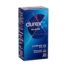 Durex Prezervatif 10'lu Klasik - Temel Koruma, Normal Genişlik 56mm 6'li Avantaj Paketi - 6 Ade Tarı