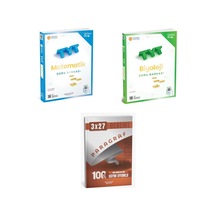 2027 2027 Üçdörtbeş Tyt Matematik + Biyoloji Soru + Anla Kazan Paragraf Deneme 3'lü Set