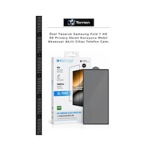 Özel Tasarım Samsung  Uyumlu Fold 7 Hd 9d Privacy Ekran Koruyucu Mobil Aksesuar Akıllı Cihaz Telefon Camı