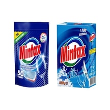 Mintax Bulaşık Makinesi Deterjanı 50 Tablet + Mintax Bulaşık Makinesi Tuzu 1500 G