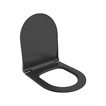 Bocchi Pure Slim Soft Klozet Kapağı Mat Siyah A0336-004 Beyaz