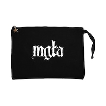 Mgla Logo siyah Clutch Astarlı Cüzdan / El Çantası Siyah Mgla Logo siyah Clutch Astarlı Cüzdan / El Çantası Siyah