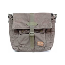 Old Cotton Cargo Branco Bag Postacı Tablet Evrak Laptop Okul Notebook Çantası Kahverengi