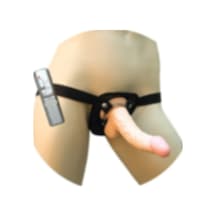 Erofoni Ultra Süper Realistik 15 CM Titreşimli Belden Bağlamalı Yapay Strapon Takma Vibratör Penis