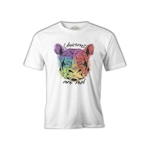 A Rhino With Unicorns Quote Beyaz Erkek Tshirt 001
