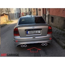 Astra G Sedan Custom Arka Tampon Eki-fiberglass-boyasız Uyumlu