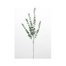 Yapay Retro Pastel Okaliptus Dalı 88 Cm Pudrali-yesil