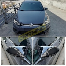Vw Golf 7 - 7.5 Batman Yarasa Ayna Kapağı Piano Black