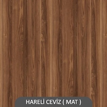 Rafkestir 2 Li Kare Raf Set Hareli Ceviz (Mat)