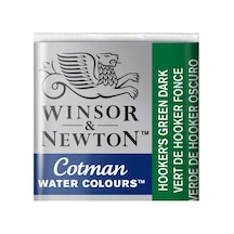 Winsor & Newton Cotman Yarım Tablet Suluboya Hooker's Green Dark 312 Karışık
